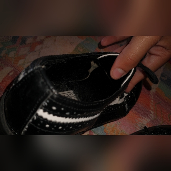 Vintage Y2K City Snappers Classic Black and White Chunky Oxford Shoes 6.5 - Picture 9 of 9